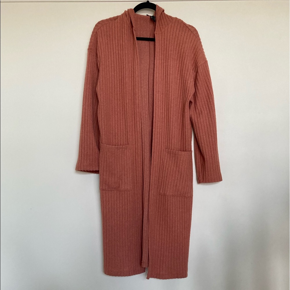 Forever 21 Long Hooded Sweater